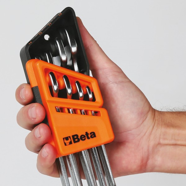Beta 142SN/SC8 Serie 8 Chiavi Combinate a Cricchetto Snodate - BETA UTENSILI - Immagine 5